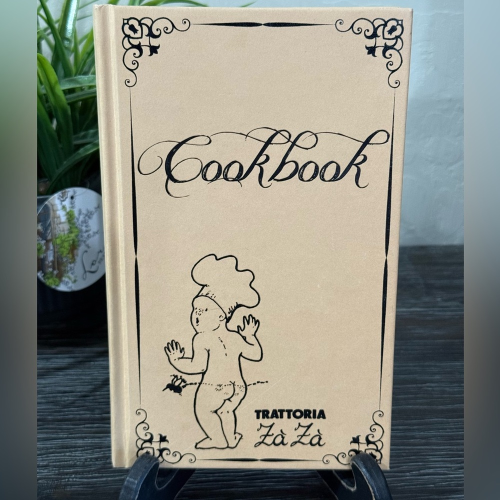 Za-Za Trattoria Cookbook By Stephan Bondi VERY RARE